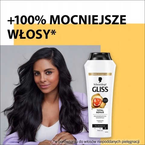 Gliss Hair Repair Total Repair Szampon do włosów 250ml Gliss Hair Repair Total Repair Szampon do włosów 250ml